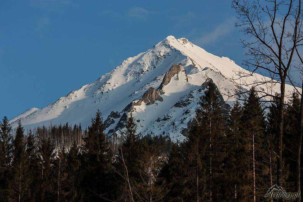 Havran peak from North