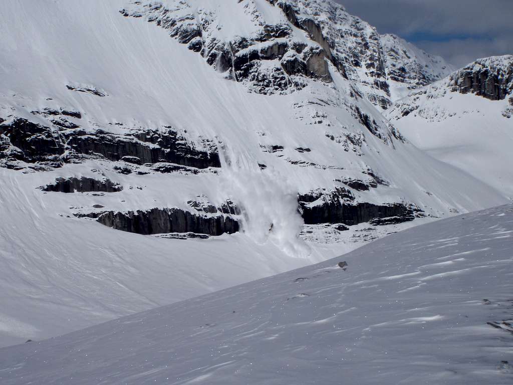 Avalanches on Mt. Robertson