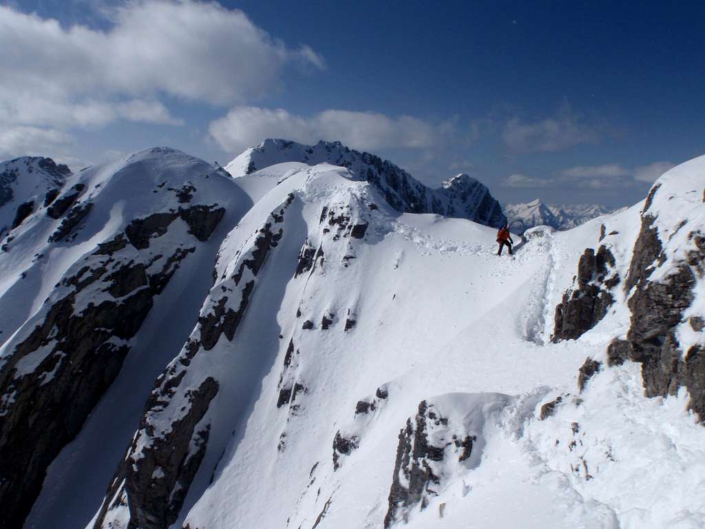 Summit ridge on Jellicoe