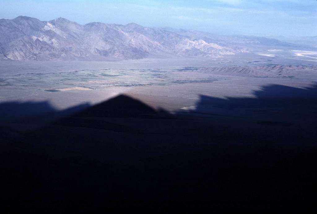 Mountain Shadows in Owens Valley