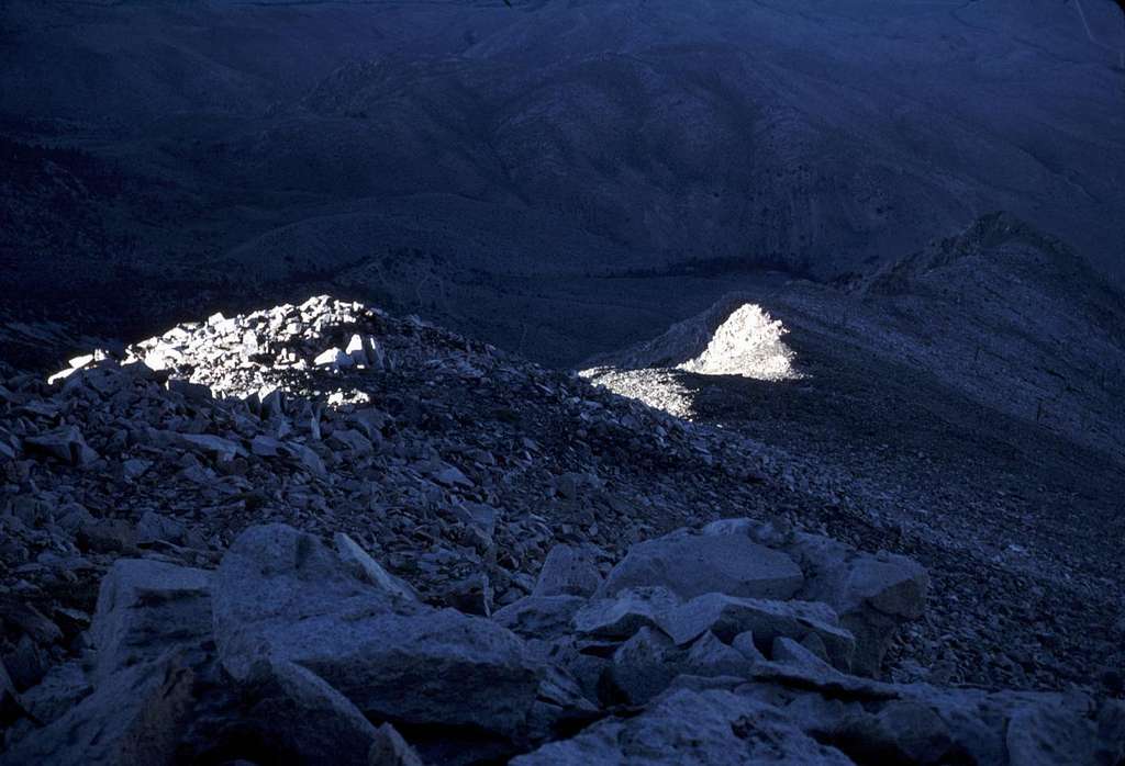 Northeast Ridge of Kearsarge Peak