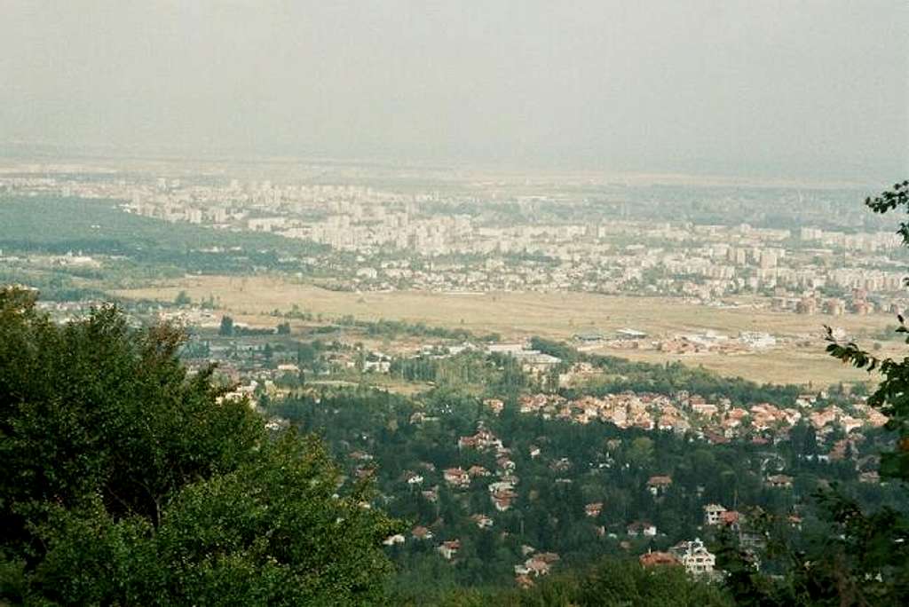 A view of Sofia city, Photo...