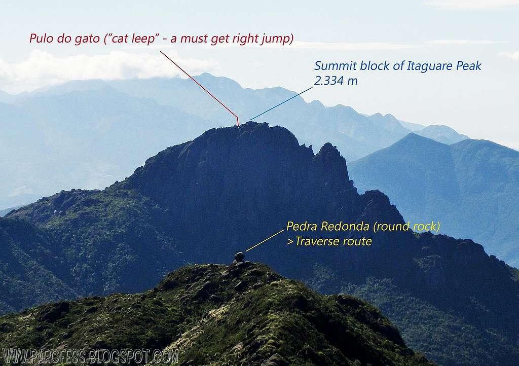 Itaguaré Peak - info image