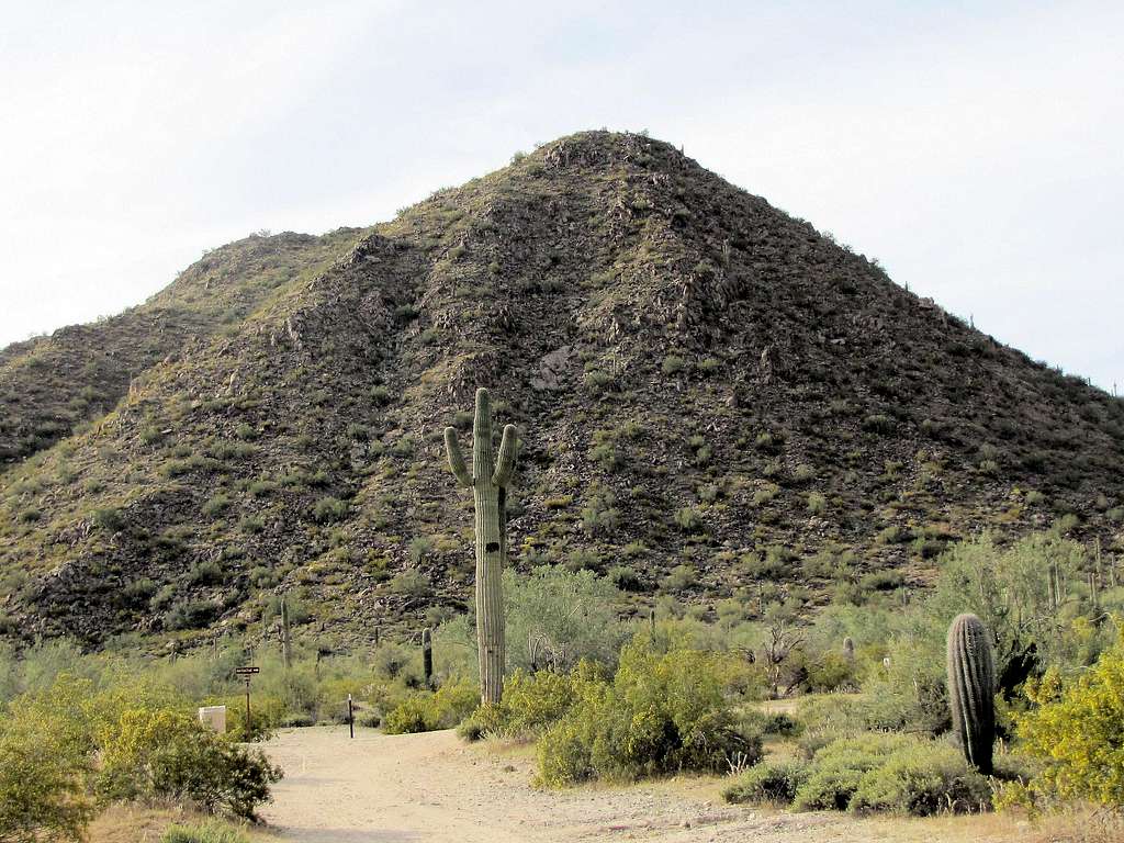 Nameless mountains in the center of the park