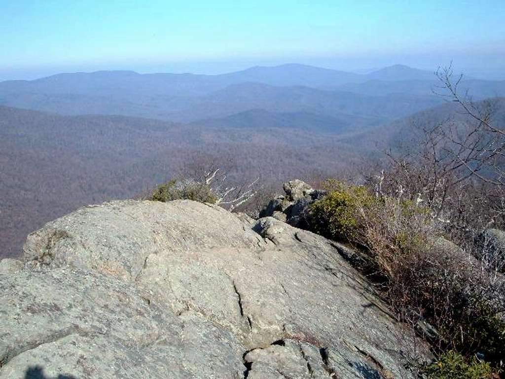 View from near the summit of...