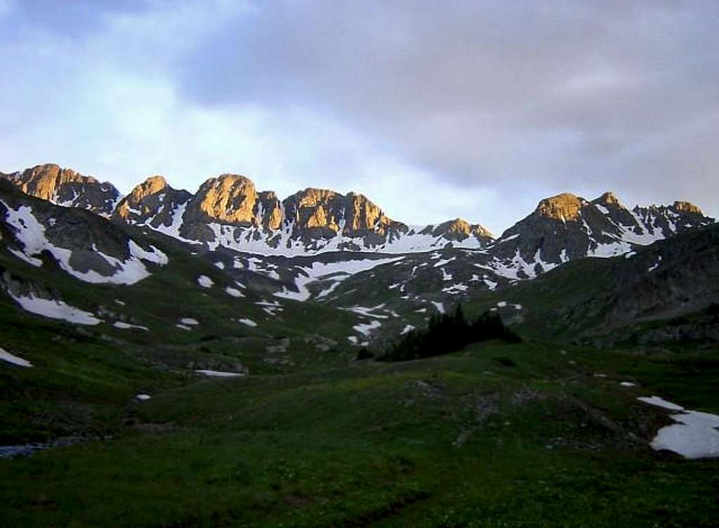 Sunset in the American Basin,...