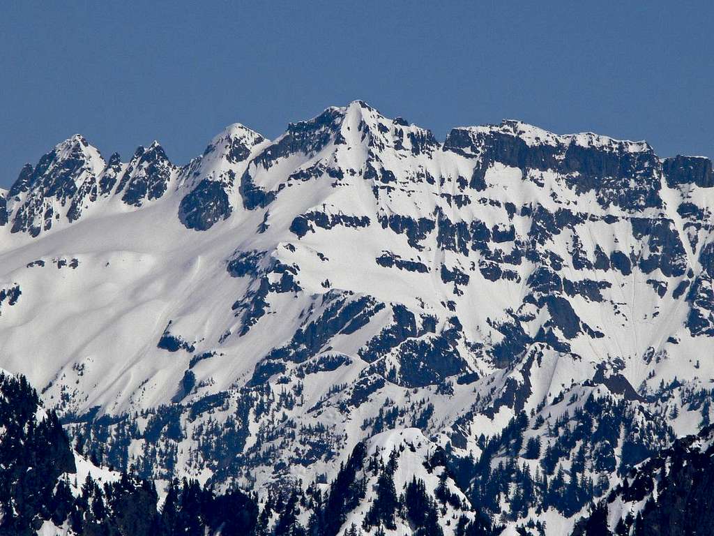 Columbia Peak's West Face