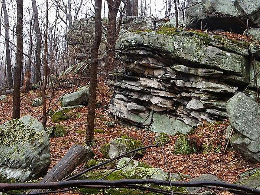 Laurel Ridge Exposed Rocks