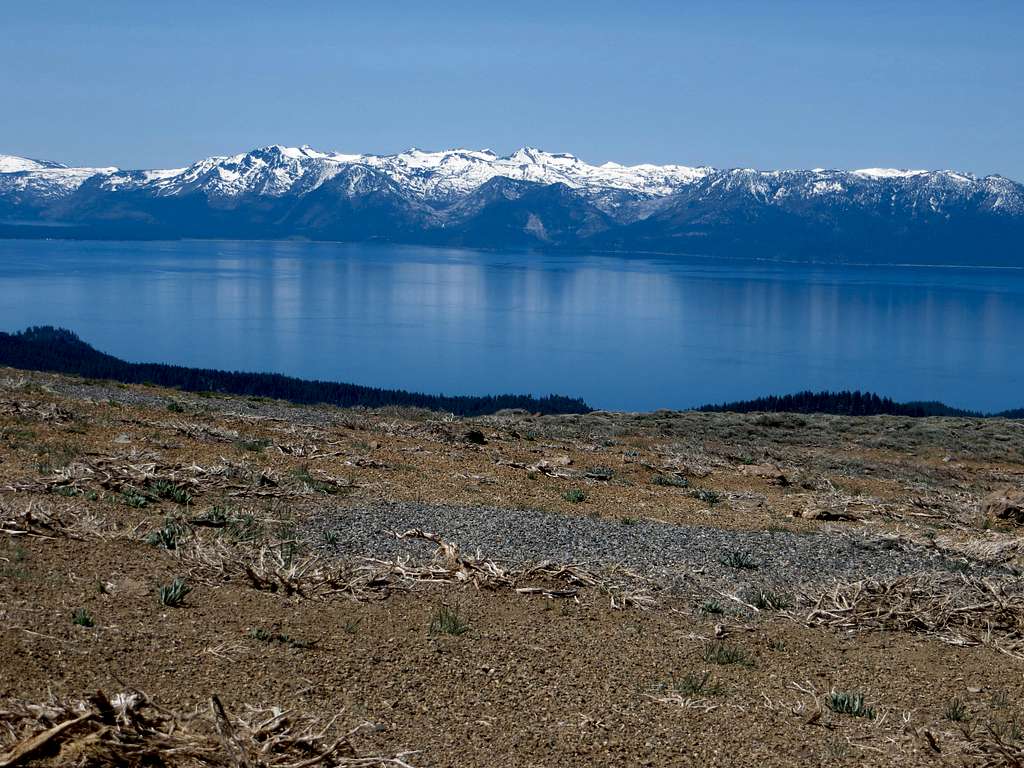View to Lake Tahoe from the summit