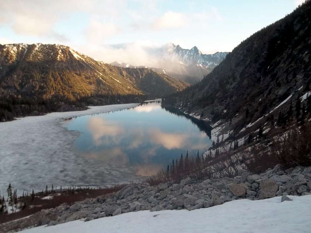 Colchuck Lake from lower Asgard Pass