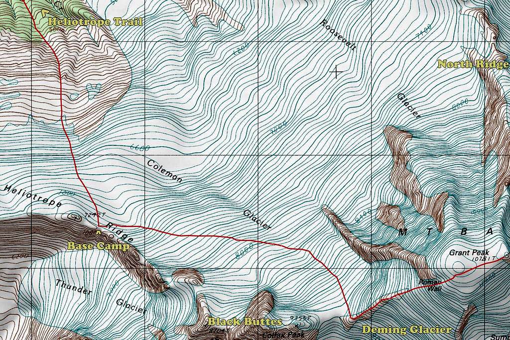 Coleman Deming Topographic Map