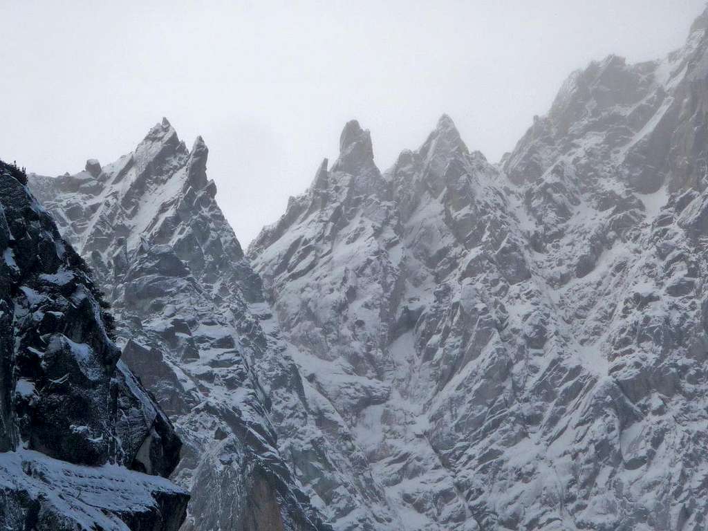 The Rugged Spires of Colchuck Peak