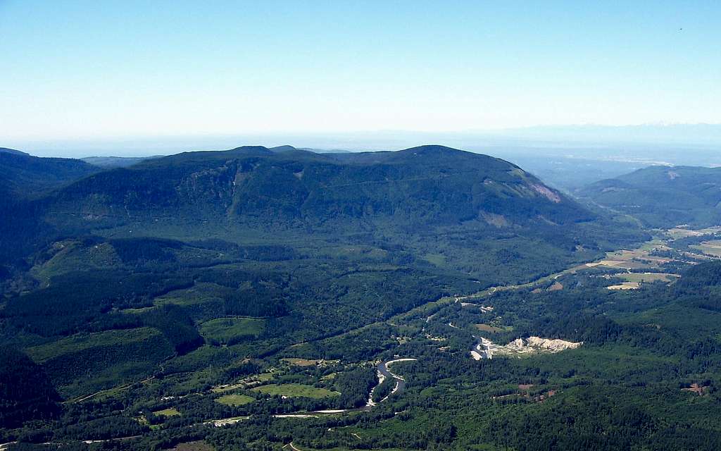 Wheeler Mountain from Mount Higgins