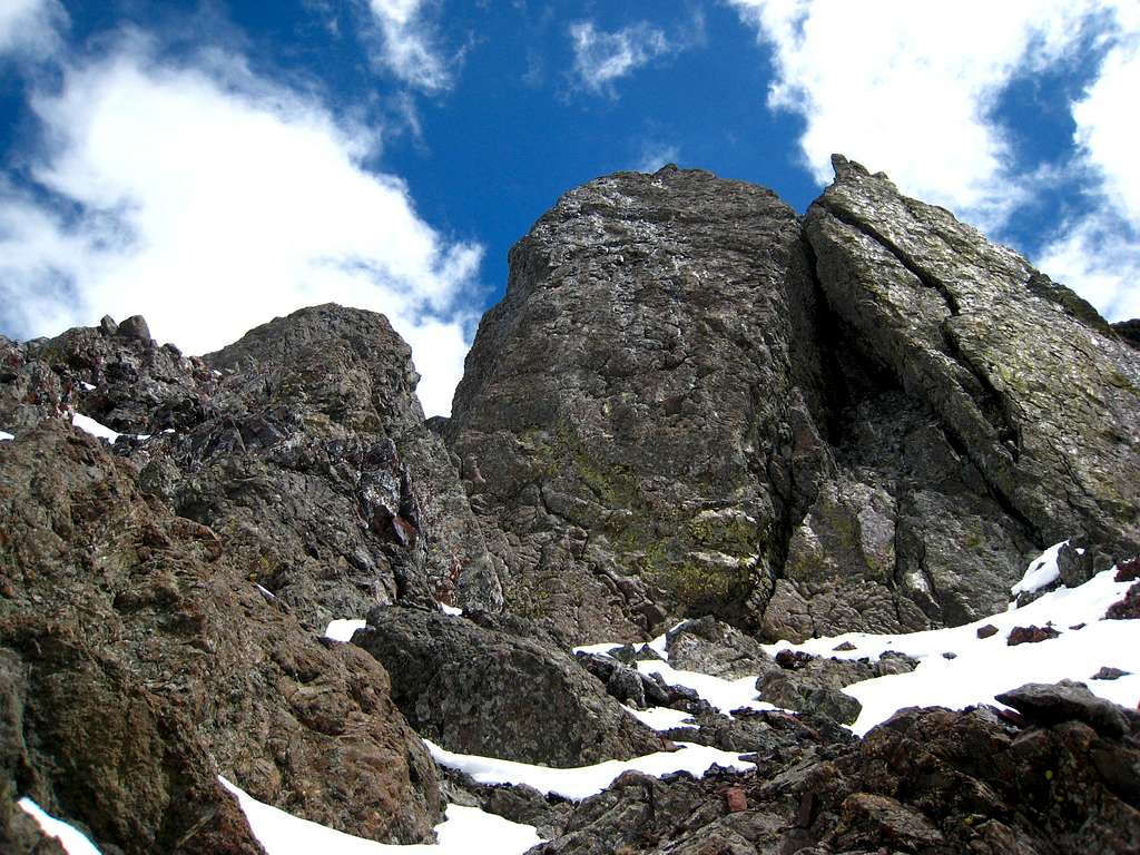Towers on the west arete