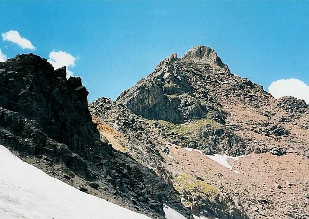 View of Wetterhorn's summit...
