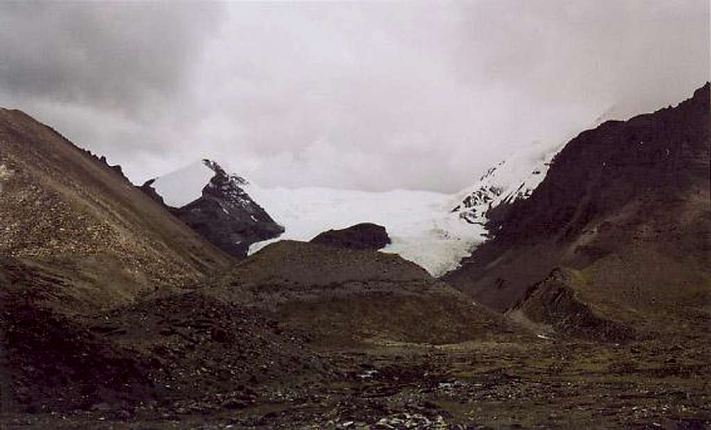 Glacier on the south side of...