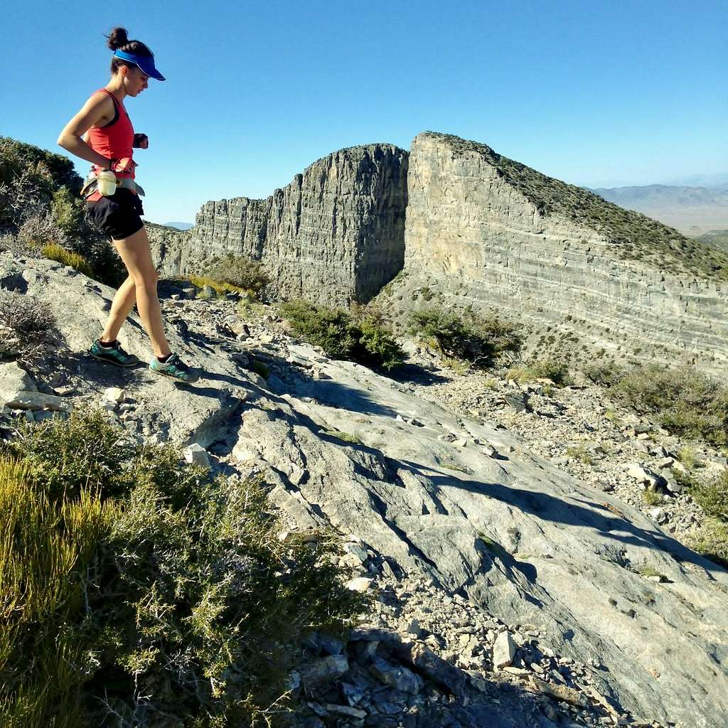 Descending near the saddle