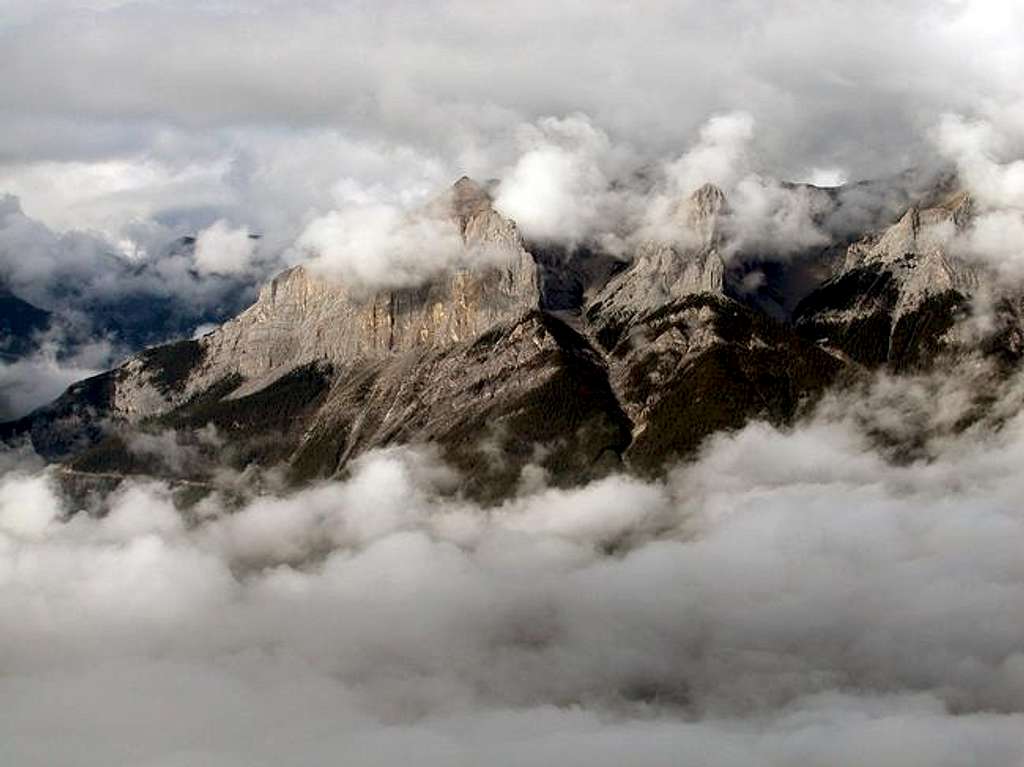 Clouds on East Rundle taken...