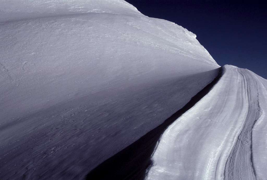 Wind Sculpted Snow