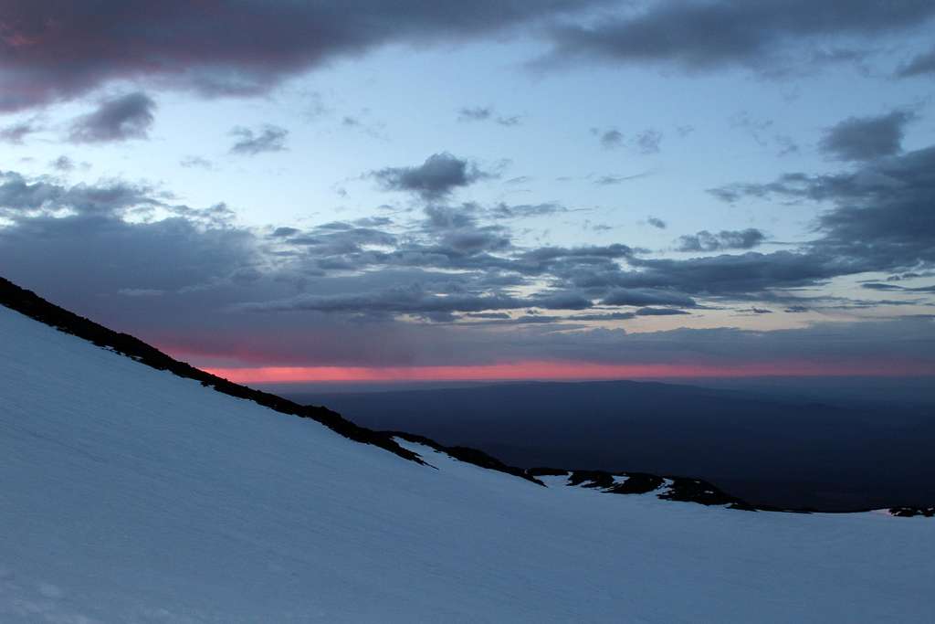 sunrise on Mt. Adams