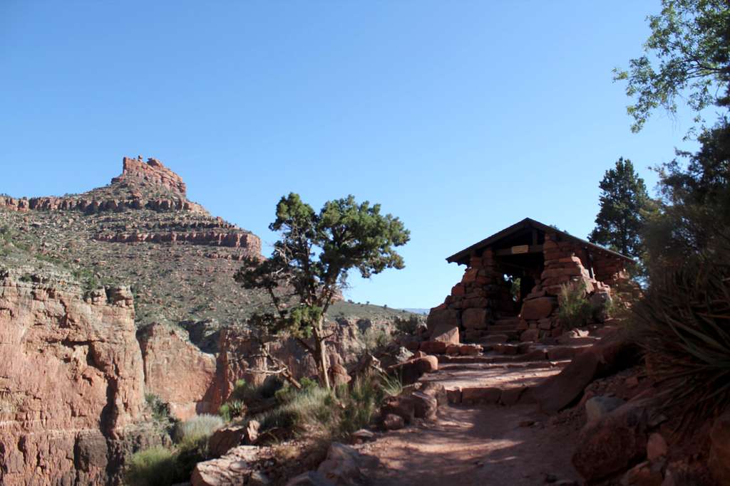 Three Mile Resthouse on Bright Angel Trail