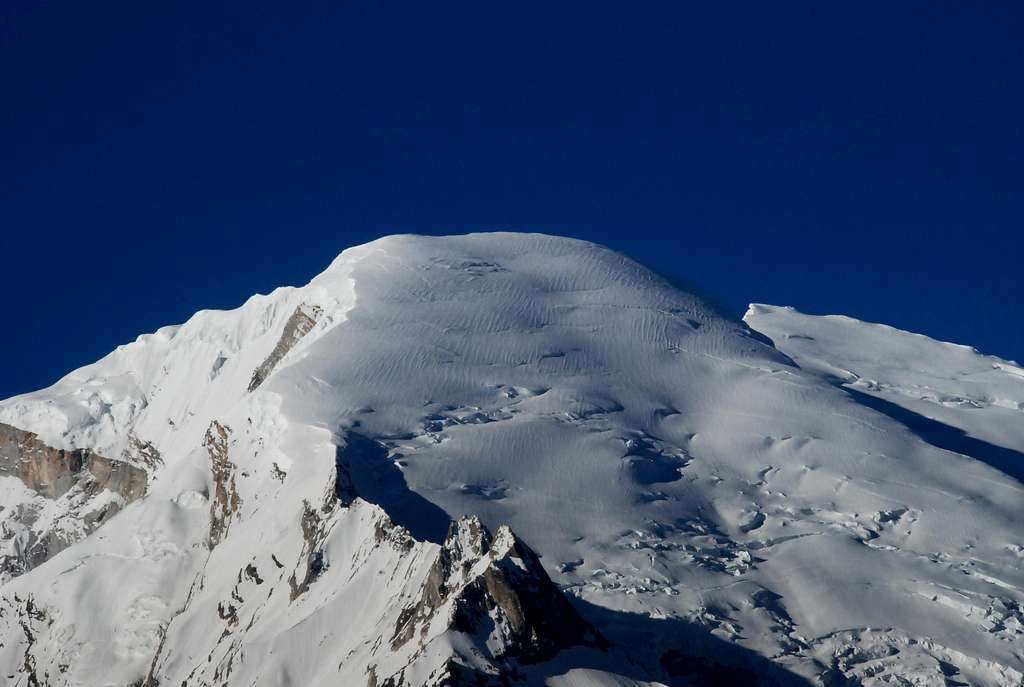 Close-up of Kedardome and Kedarnath Peaks