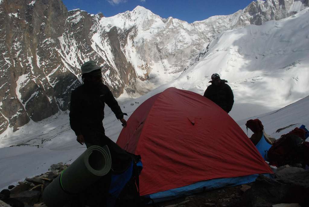 Setting up Summit Camp