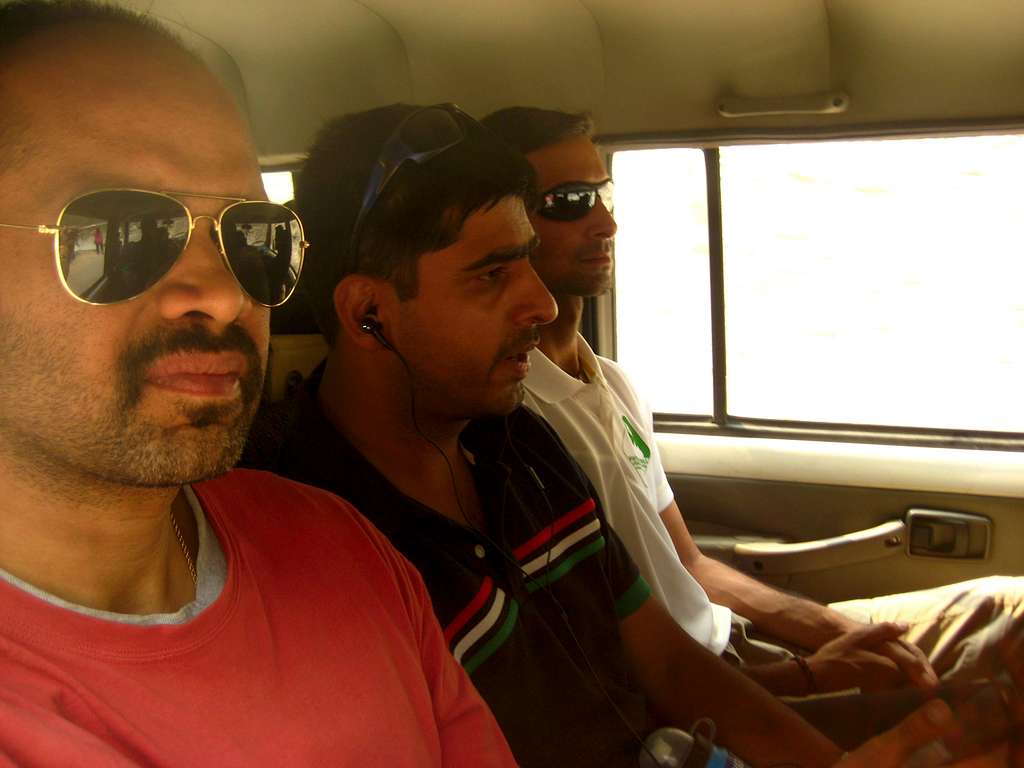 Me, Ravi and Dev on way to Gangotri