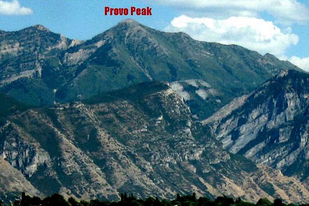 View of Provo Peak from 1-15...