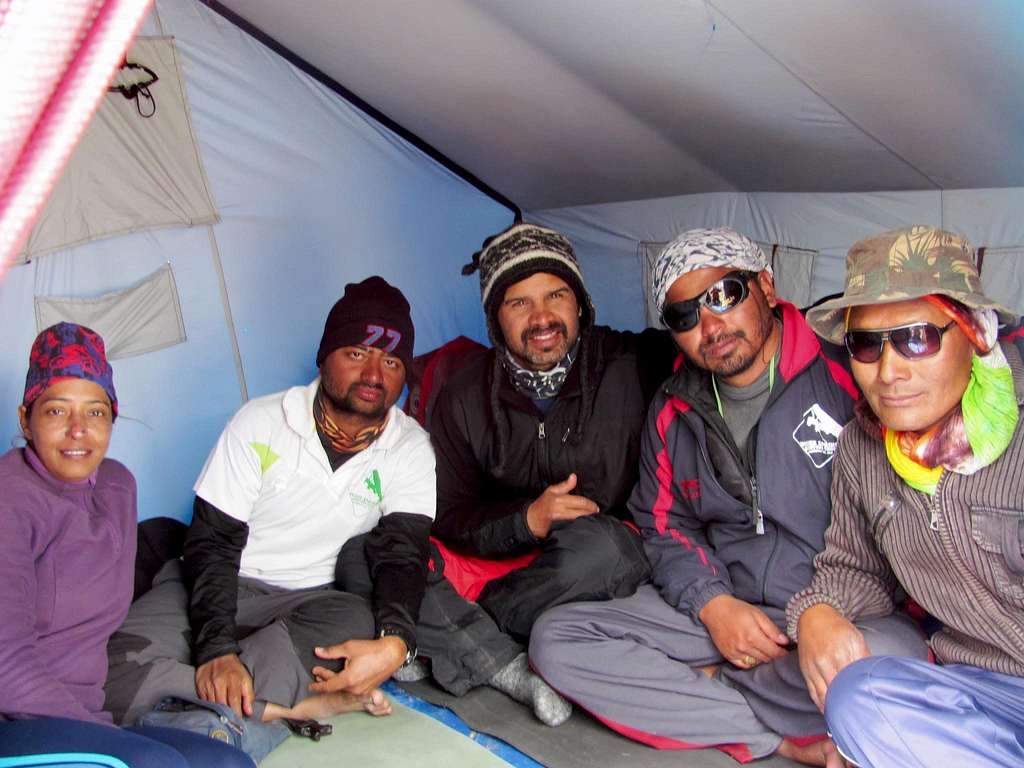 With Gyalbu Sherpa
