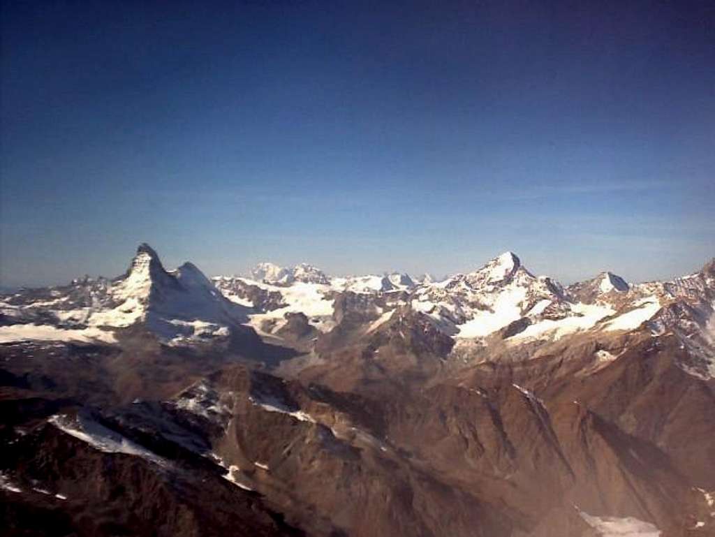 Matterhorn, Mont Blanc and...