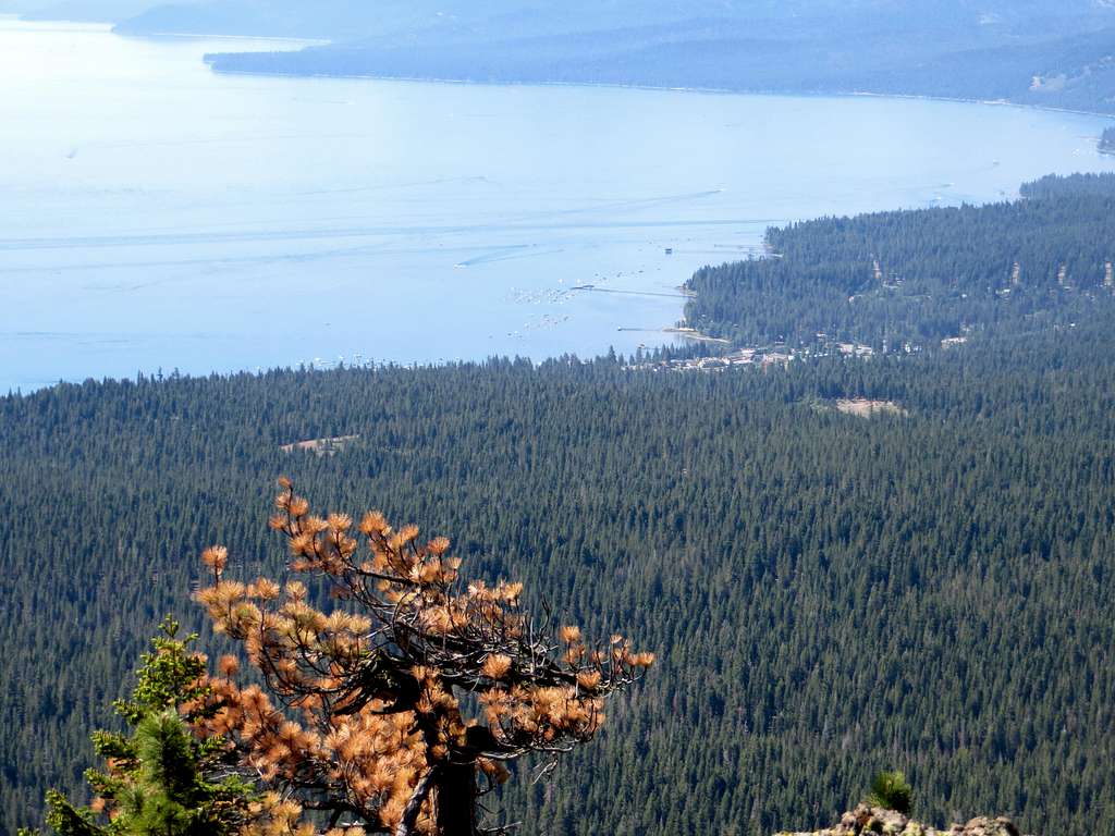 Lake Tahoe from Mount Watson