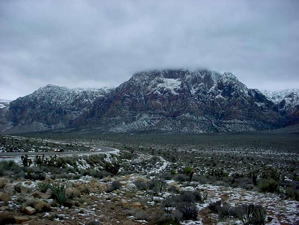 Mt. Wilson after a snow...