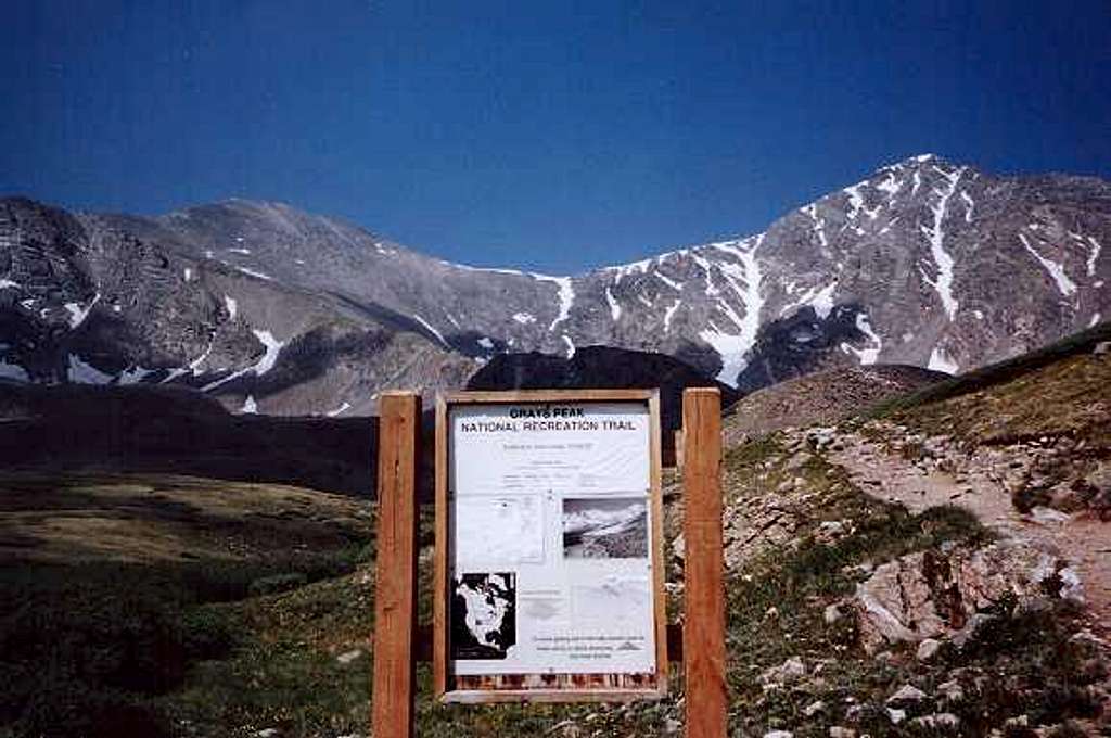Grays and Torreys Peak from...
