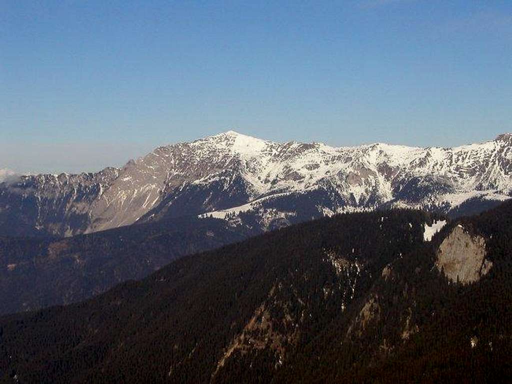 Veliki vrh in Koschuta ridge...