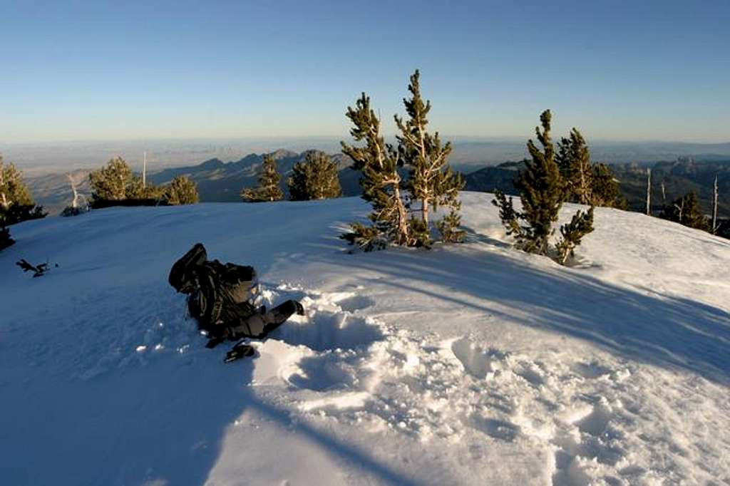 Harris Mountain summit on 12...