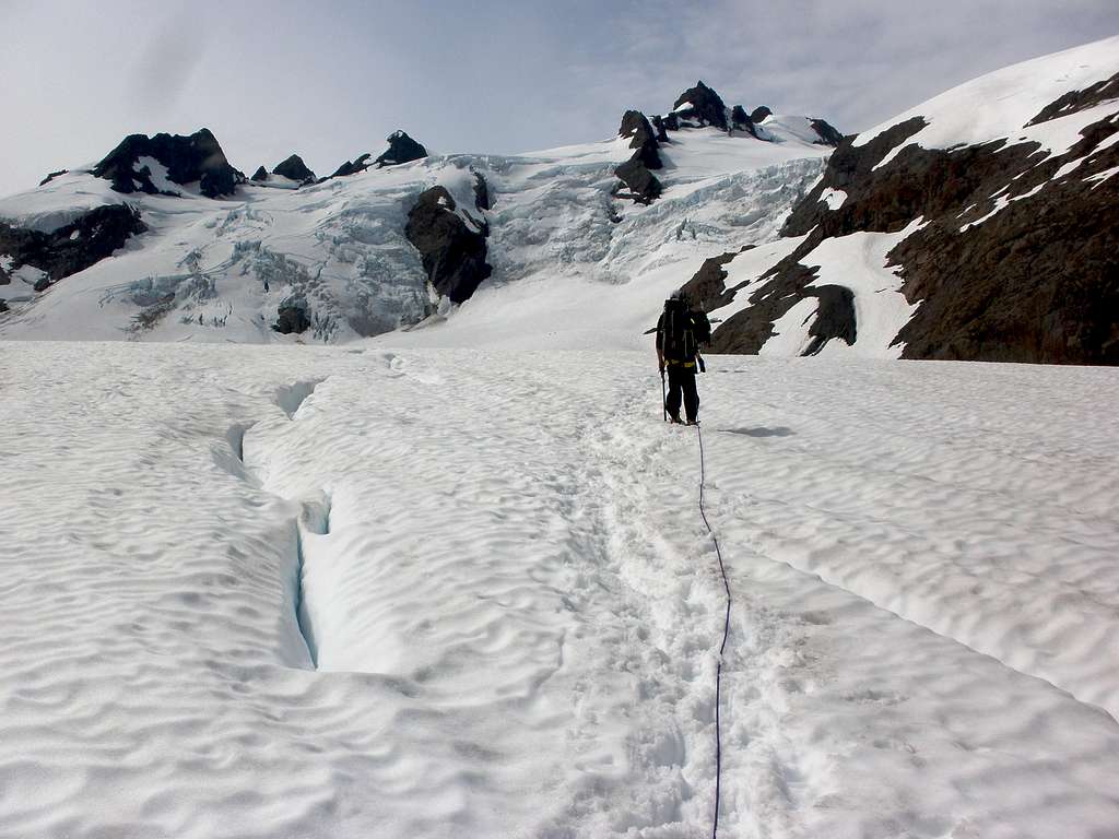 Blue Glacier Crevasses