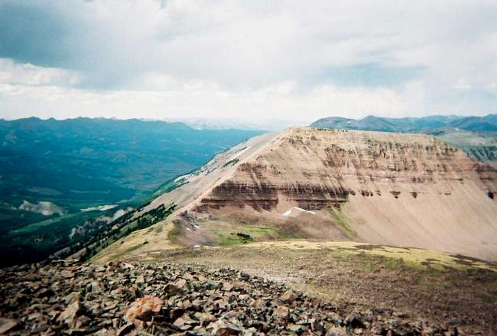A view of the Wyoming Range.