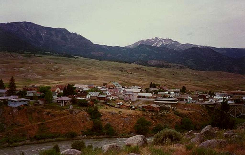 Sepulcher Mountain (left) and...