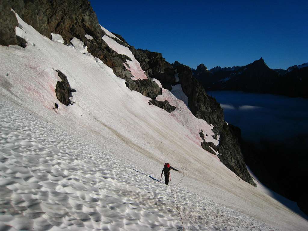 Climbing the Formidable glacier