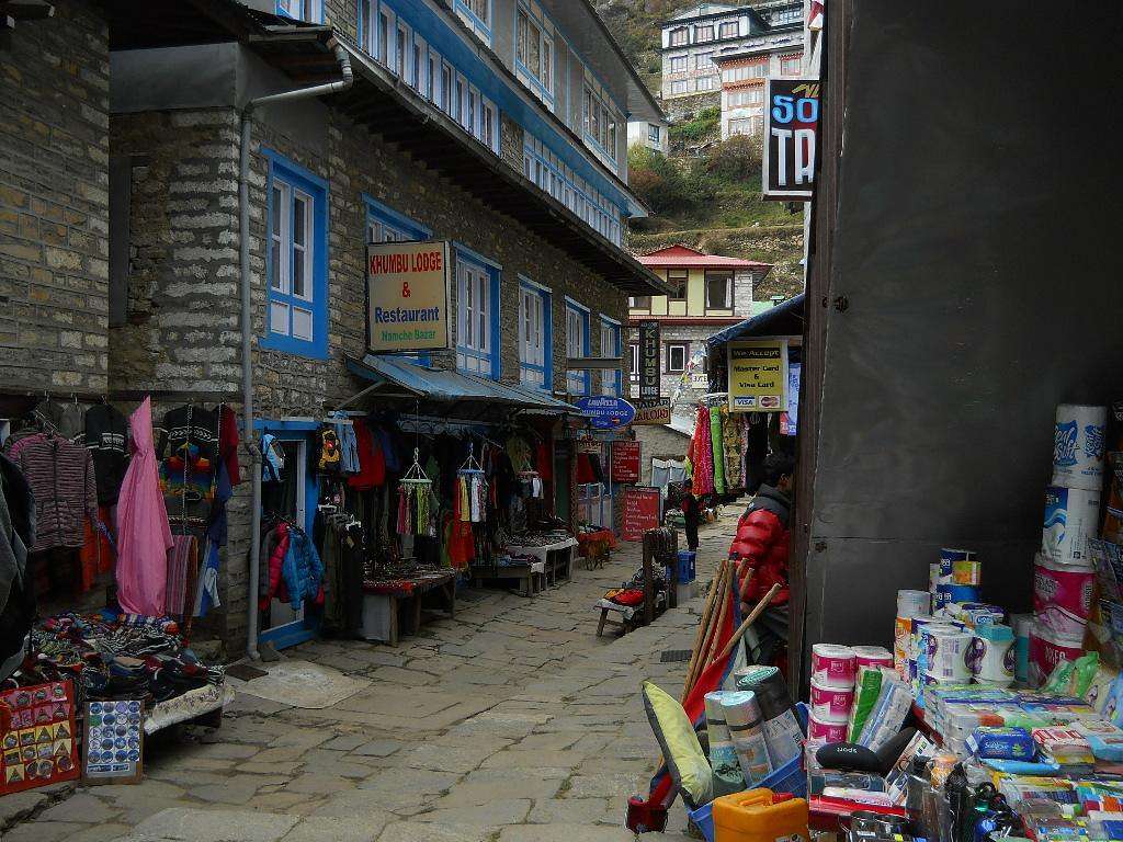 Streets of Namche Bazzar