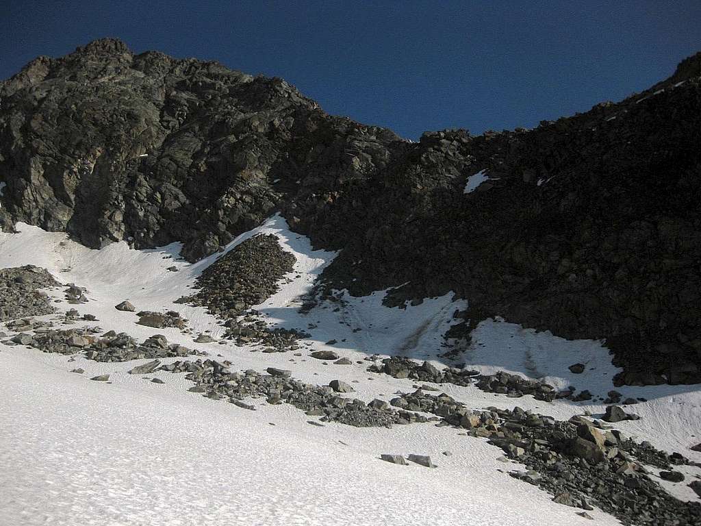Wilde Leck, east ridge
