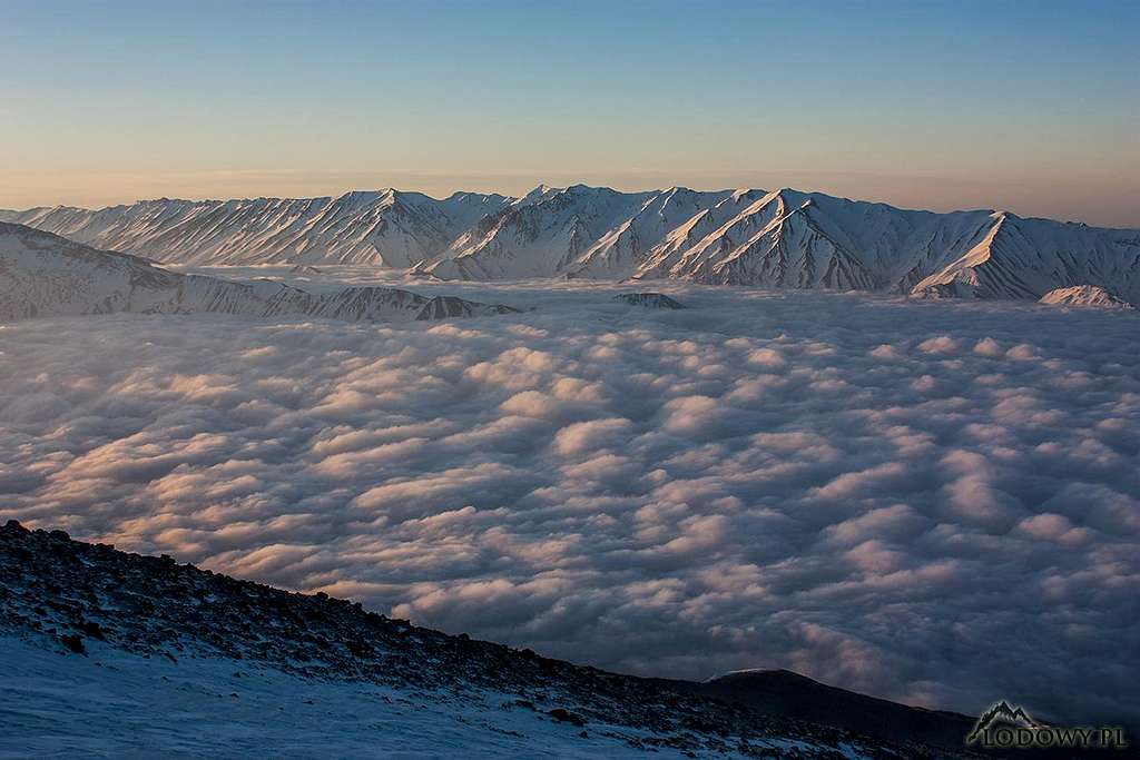 Far above the clouds in Iran