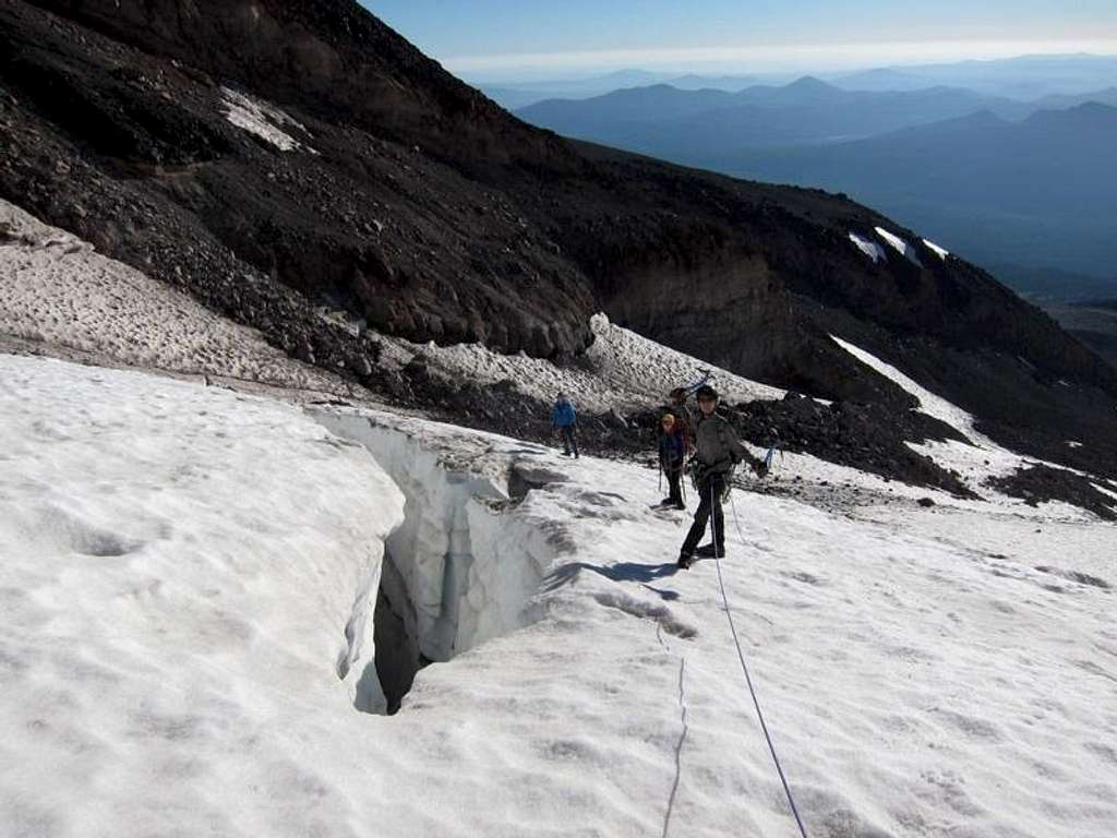 Crevasse on Wintun Glacier