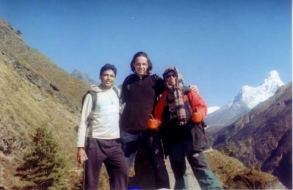 Justin , me and sherpa with...