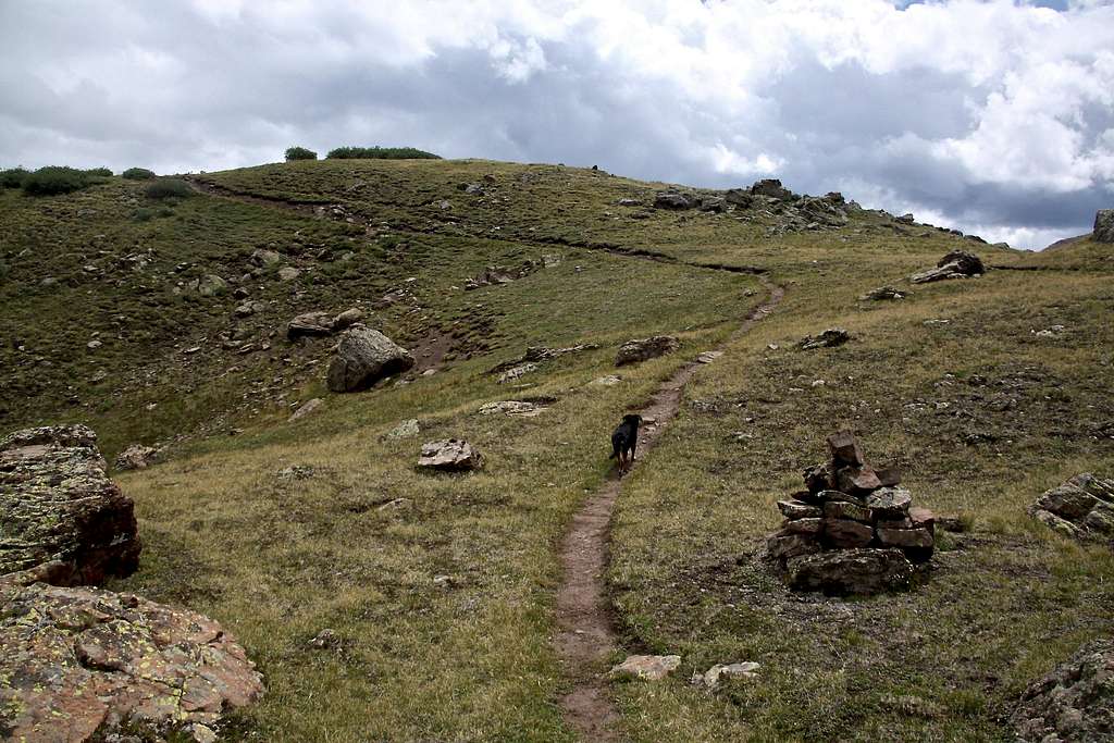 Section of Continental Divide Trail