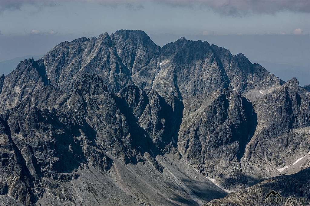 Gerlach massif from Lomnica