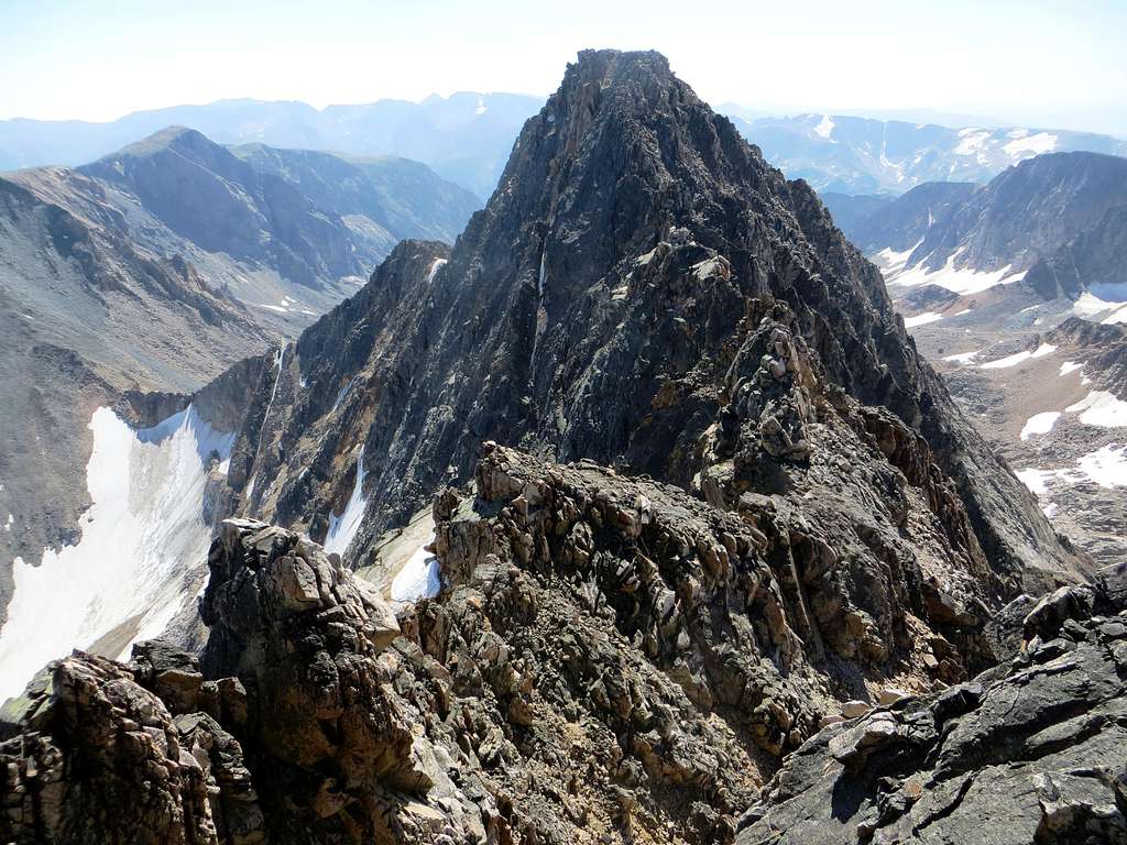 The traverse over to Granite Peak from West Granite