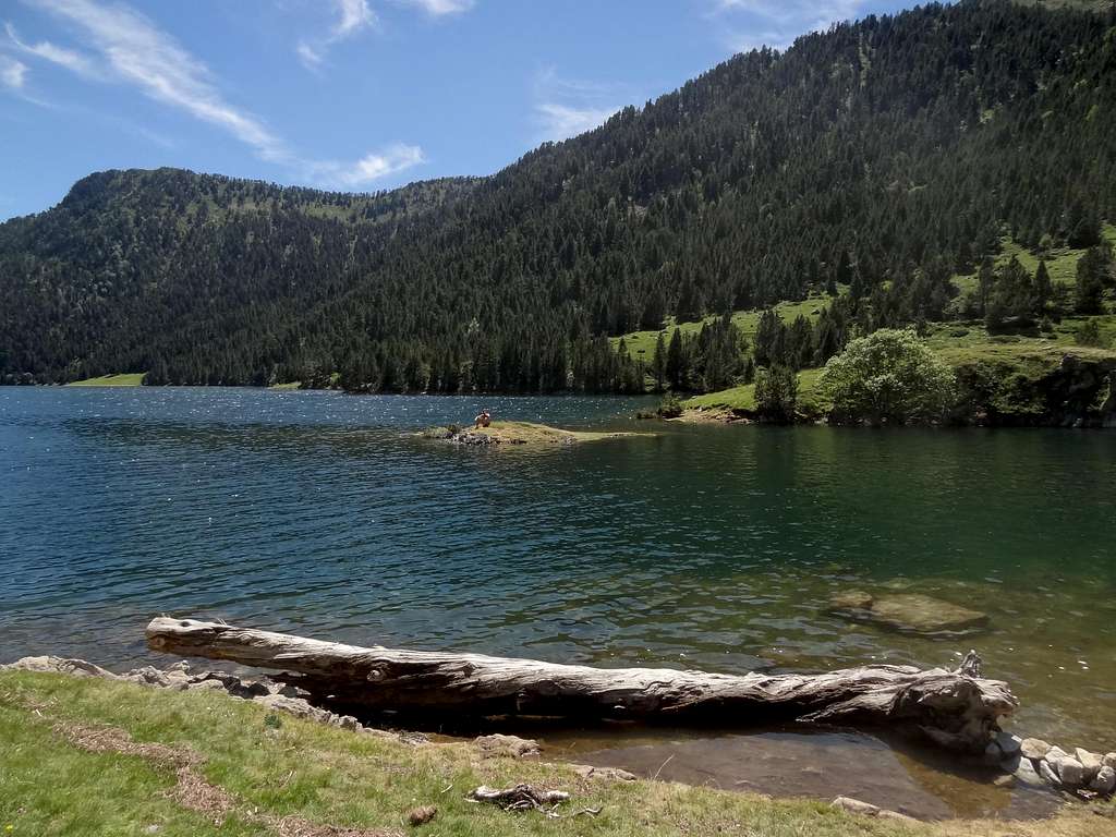 North shore of Lac de l'Oule