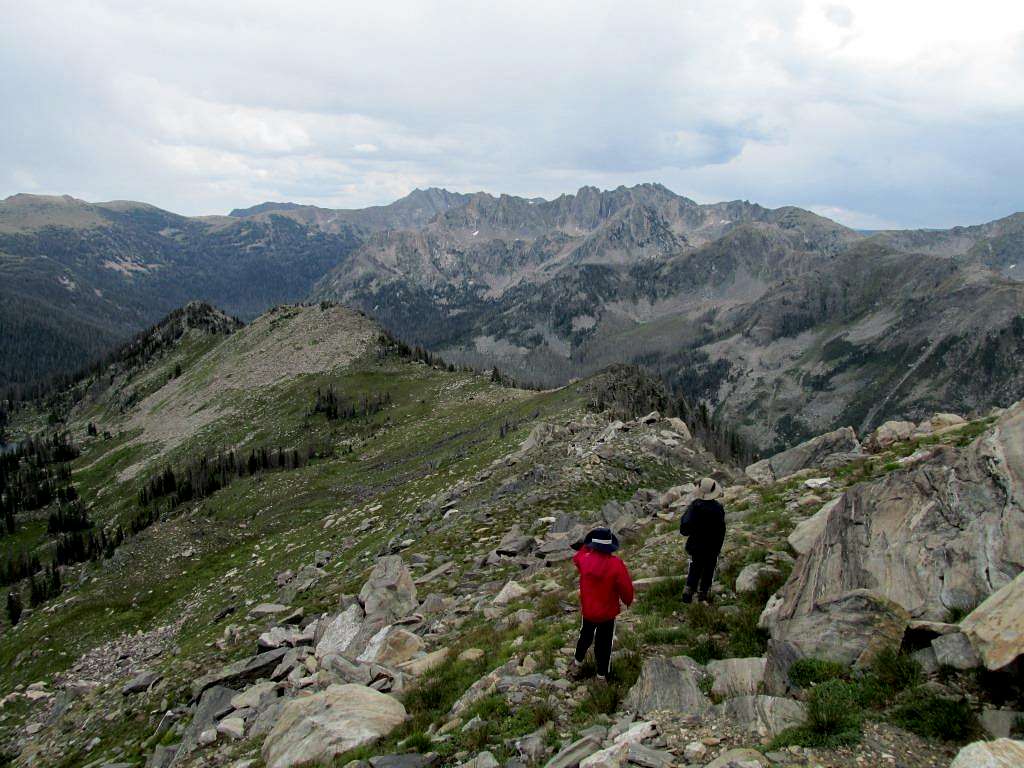 Descending Buck Mountain (South)